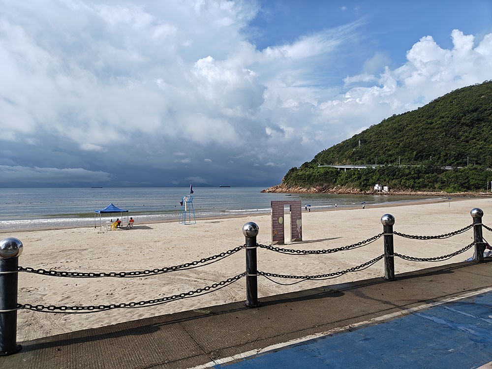 “溪涌之行，6月風雨擋不住激埃特的熱情”/